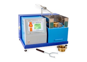 Аппарат автоматический для определения температуры вспышки в открытом тигле (с газовым поджигом) ЛинтеЛ АТВО-21  
