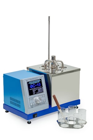 Аппарат для определения фактических смол в топливах методом выпаривания струей ЛинтеЛ ФС-10К  