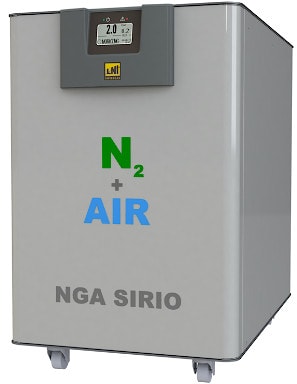 Совмещенные генераторы азота и сухого чистого воздуха NGA SIRIO  